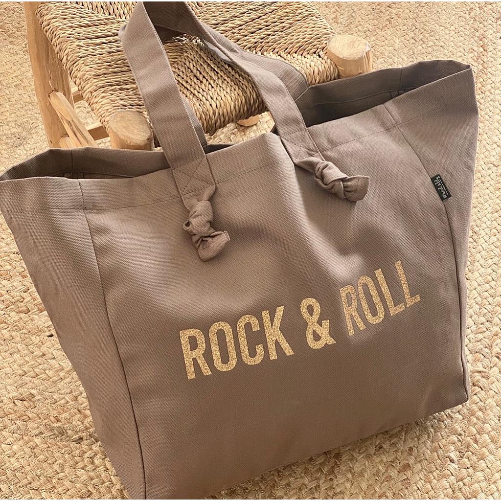 Cabas Lily warm taupe "Rock and Roll"