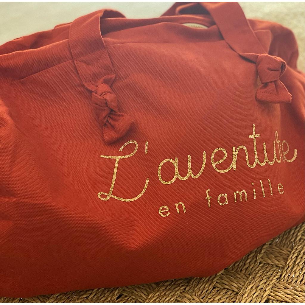 Sac Polochon Terracotta - L'aventure en famille