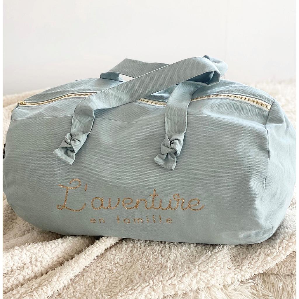 Sac Polochon bleu caraïbe - L'aventure en famille