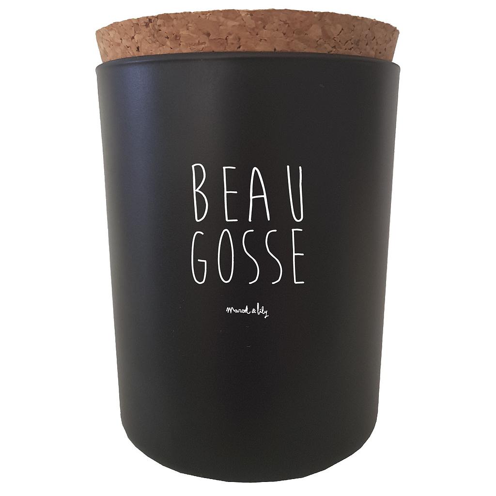 Bougie  "Beau Gosse" - Bois noir