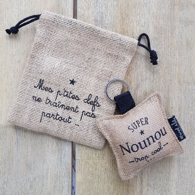 Porte-Clefs "Super Nounou trop cool " Série limitée