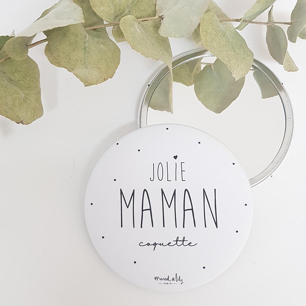 Maxi Miroir de poche "Jolie Maman"