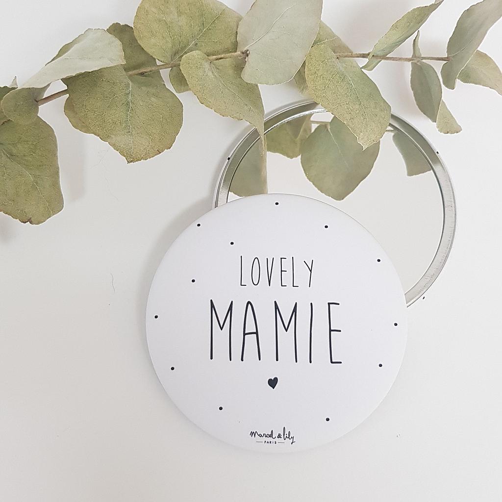 Maxi Miroir de poche "Lovely Mamie"