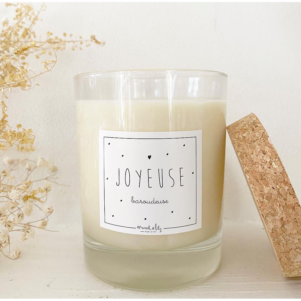 Bougie 2 mèches - Joyeuse Baroudeuse