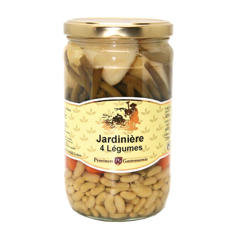 Jardinière de 4 légumes - 660g
