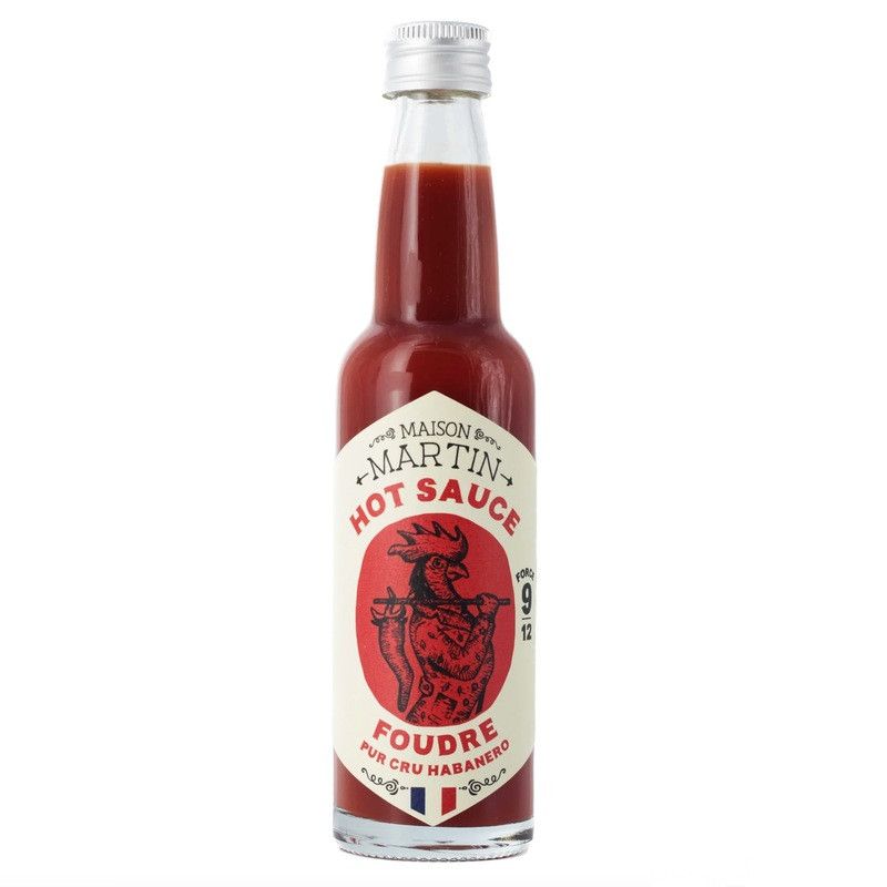 Sauce Piquante Foudre au pur piment Habanero | Force 9/12 - 100g