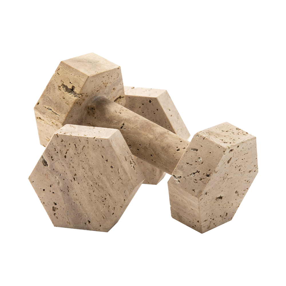 Dumbbells Travertino Beige