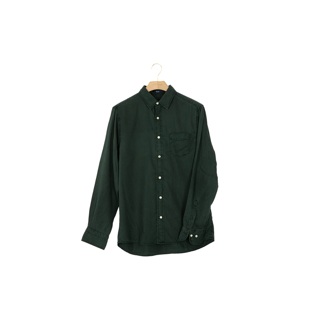 L'Exception/GANT/H/Chemise/Vert foncé/S/Coton