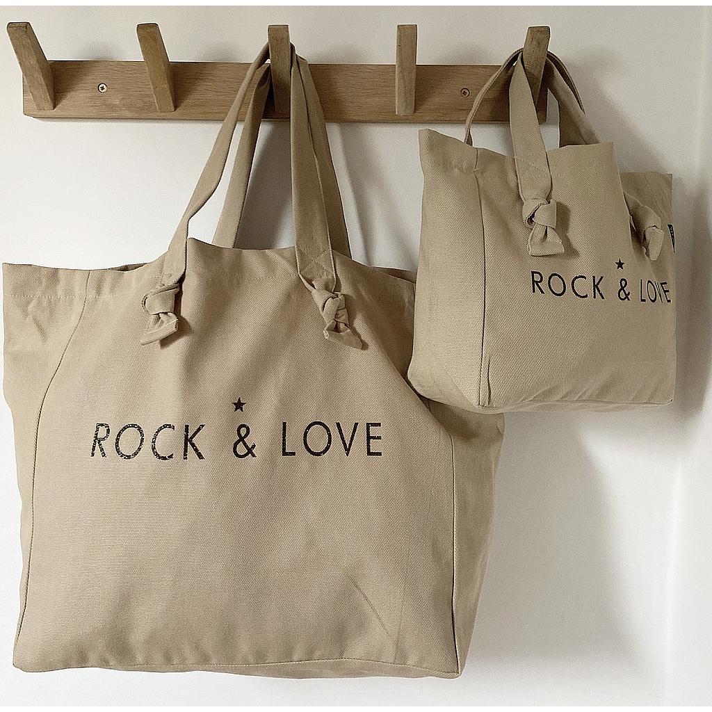 Mini Cabas Lily Safari "Rock and Love"
