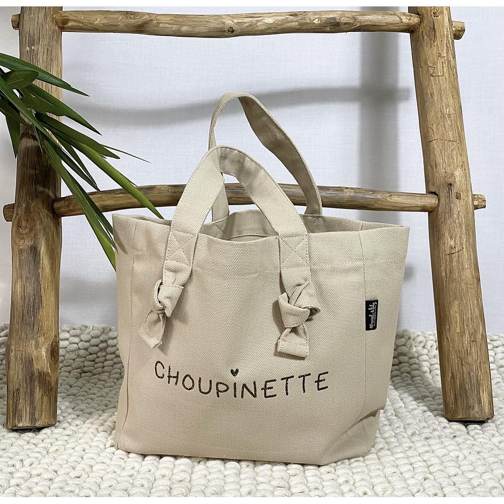 Mini Cabas safari  "Choupinette"