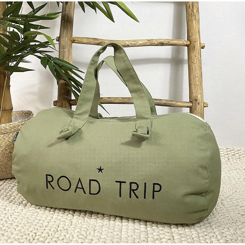 Sac Polochon brodé- TILLEUL- Road Trip