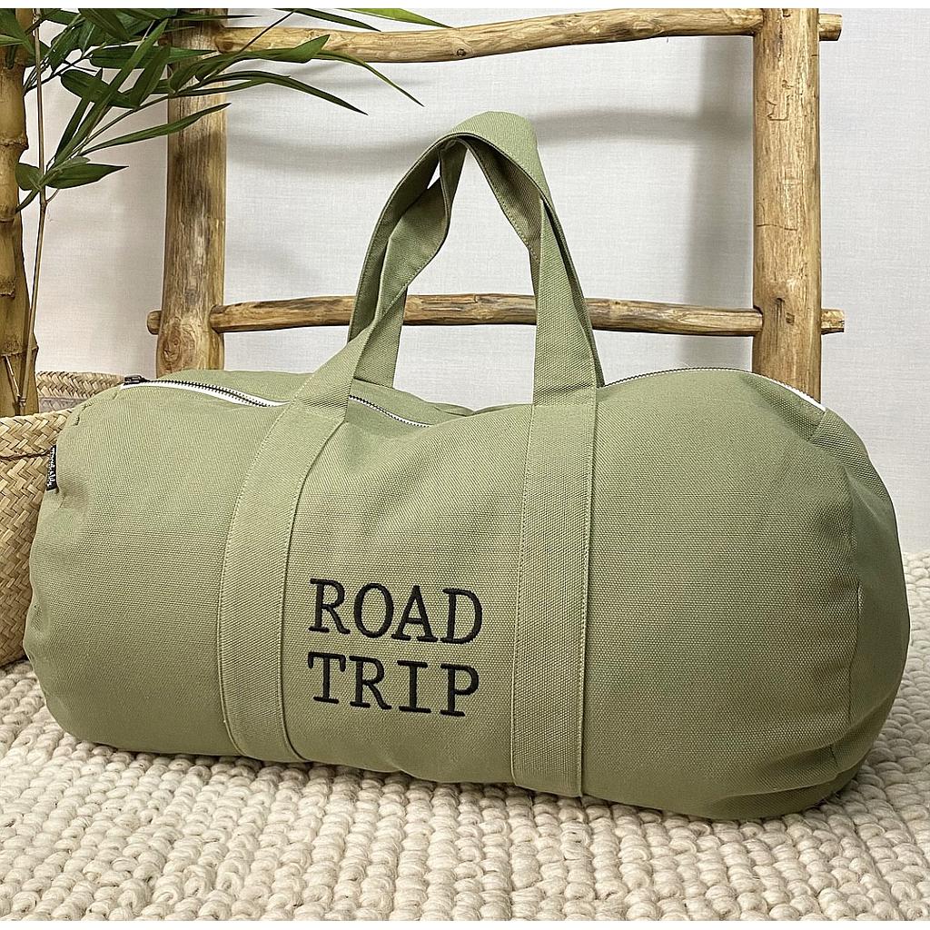 Sac Polochon HOMME brodé- TILLEUL- Road Trip