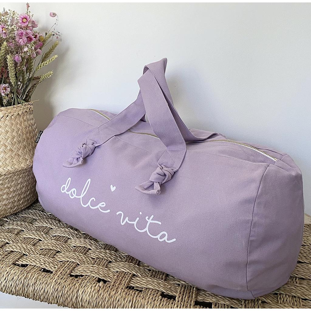 Sac Polochon Lilas- Dolce Vita