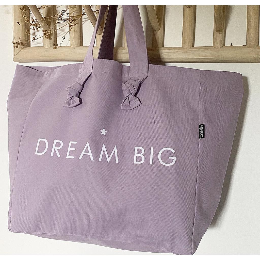 Cabas Lily- Lilas  "Dream Big"
