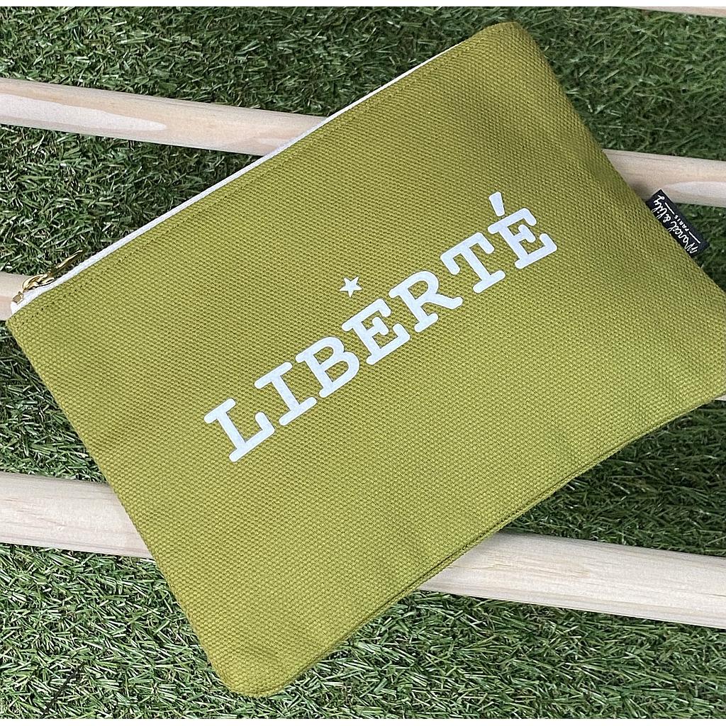 Trousse- vert avocat "LIBERTE"