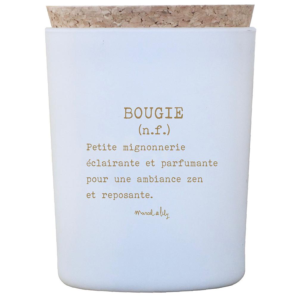 Bougie  "Petite mignonnerie éclairante et parfumante" - fleur de coton
