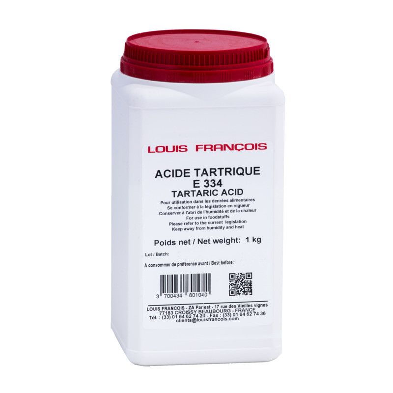 Acide tartrique E334 - 1kg