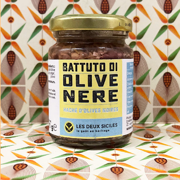 Olives noires hachées