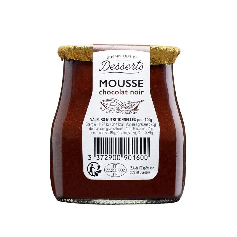 Mousse chocolat noir - 90g