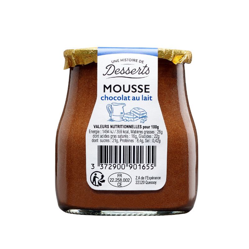 Mousse chocolat au lait - 90g