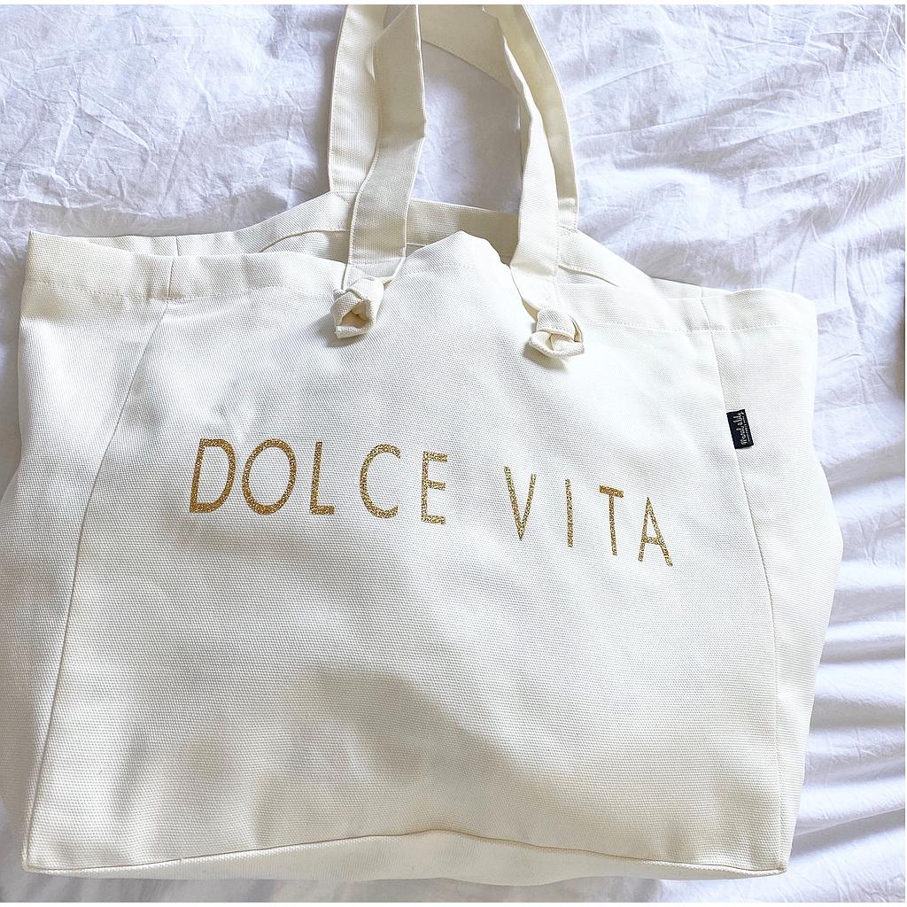 Cabas Lily milk  "Dolce Vita"