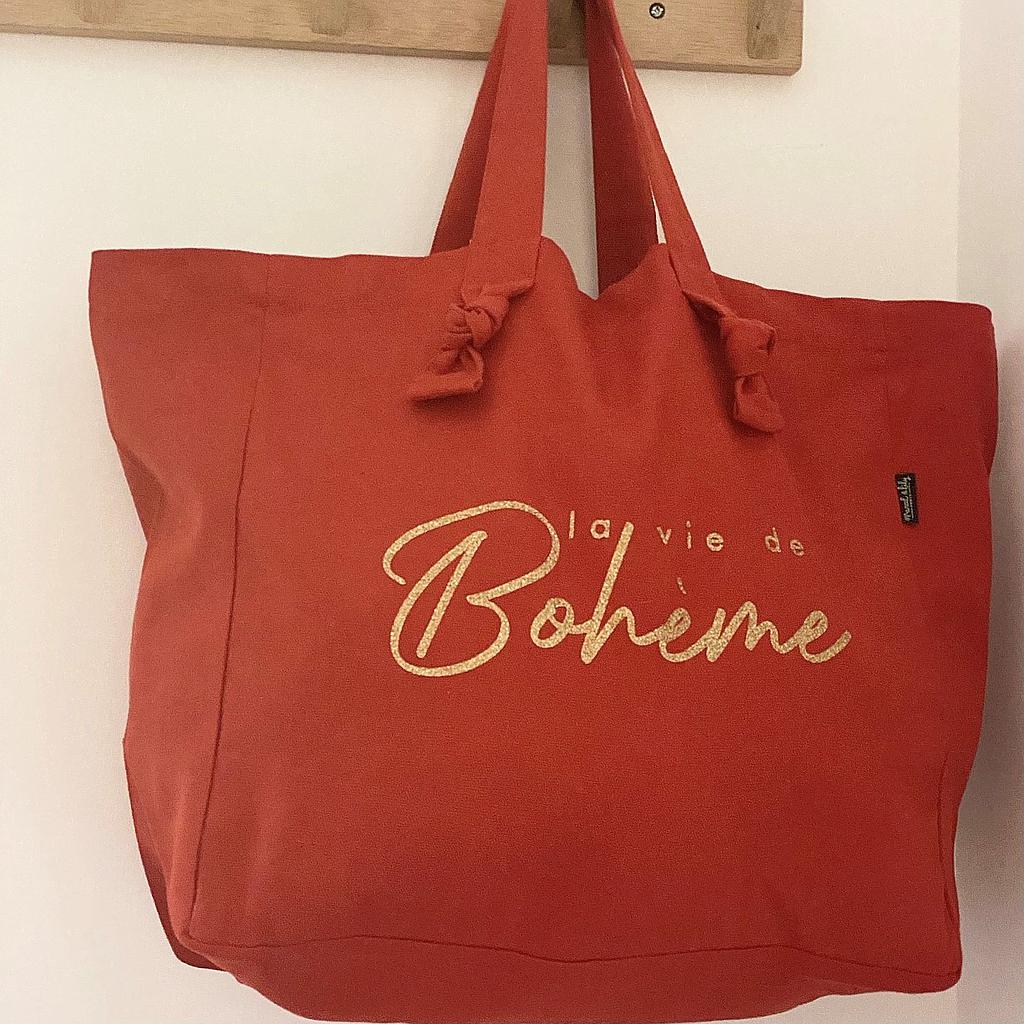 Cabas Lily Terracotta - La vie de Bohème
