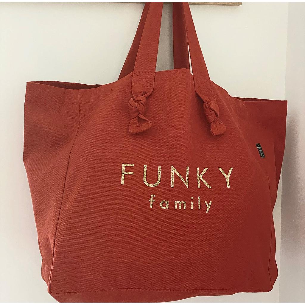 Cabas Lily Terracotta - Funky family