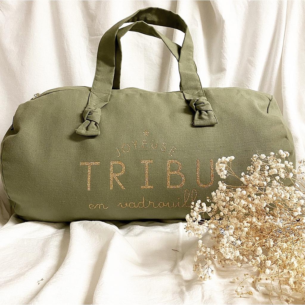 Sac Polochon-Tilleul - Joyeuse Tribu en Vadrouille