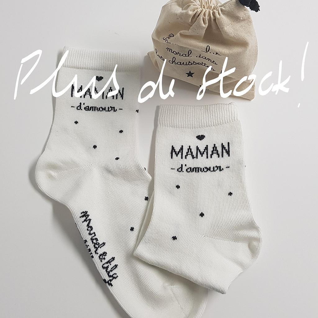 Chaussettes  " Maman d'amour" Série Limitée