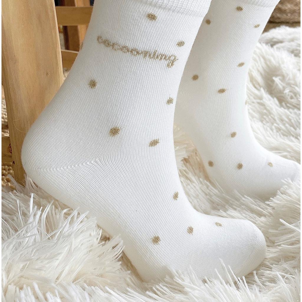 Chaussettes  "Cocooning"- Série Limitée - Milk/Brillo