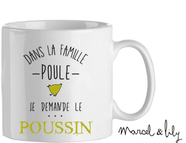 Petit Mug "Famille Poule" - Poussin