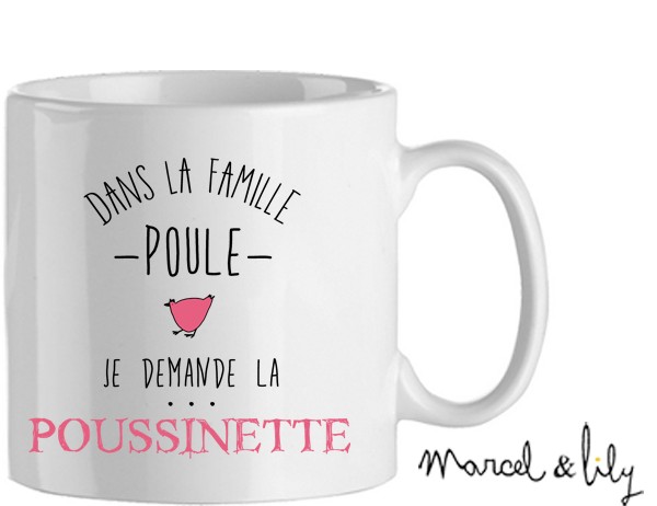 Petit Mug "Famille Poule" - Poussinette