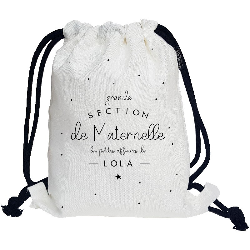 Sac à dos personnalisable " Grande section de maternelle"