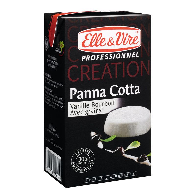 Panna Cotta vanille Bourbon - 1L