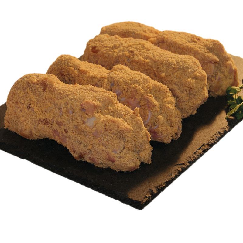 Pied de porc cuit pané x4 ±1,6kg
