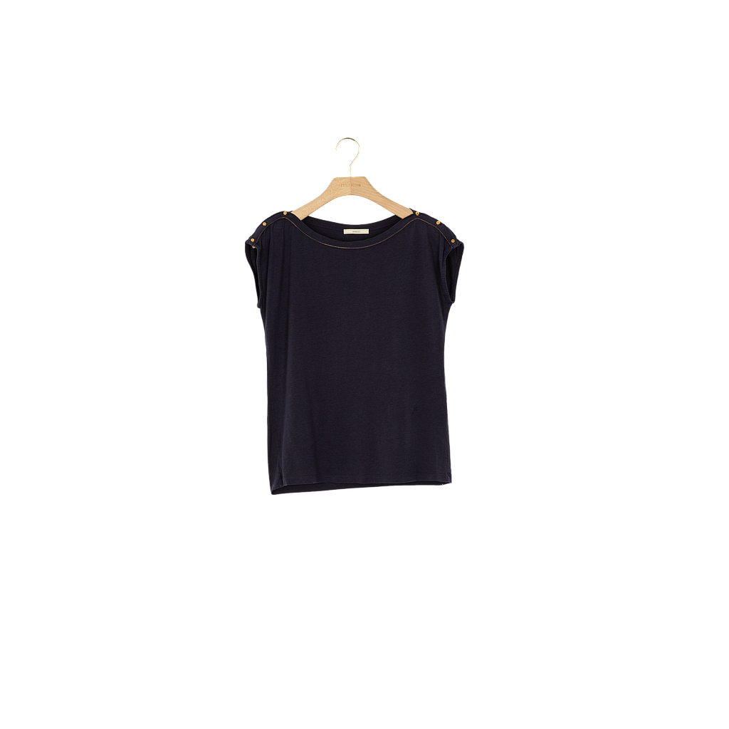 L'Exception/SESSUN/F/Top/Bleu/S/Lyocell