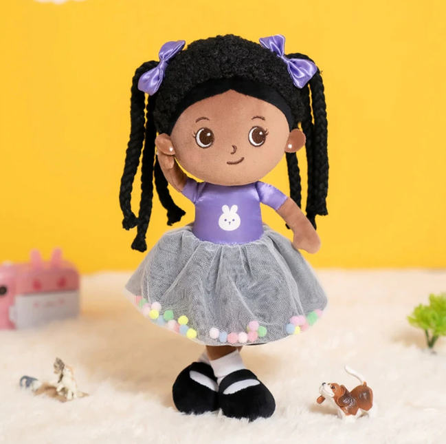 Peluche : Emelyne et ses tresses
