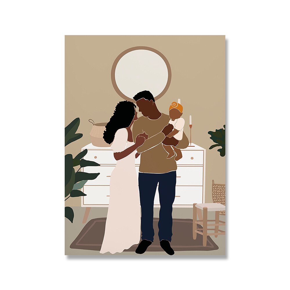 Toile :  Jeunes parents