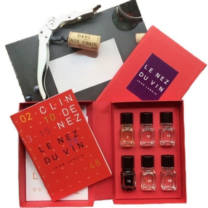 Coffret Le Nez du Vin - clin de nez - 6 arômes