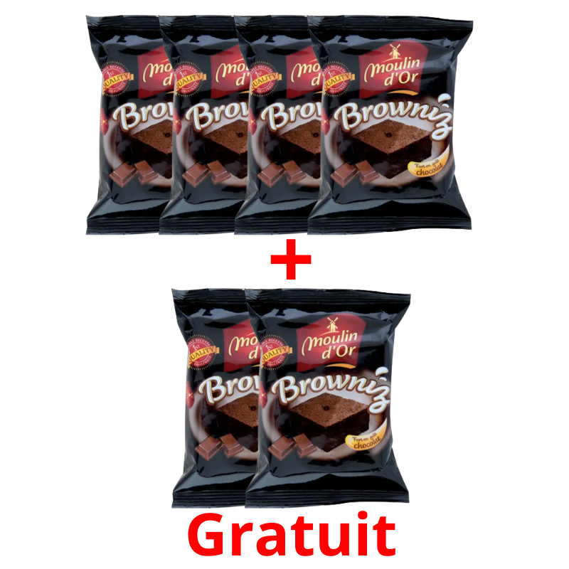 Browniz 55 gr 4+2 Gratuit (Moulin d'Or)