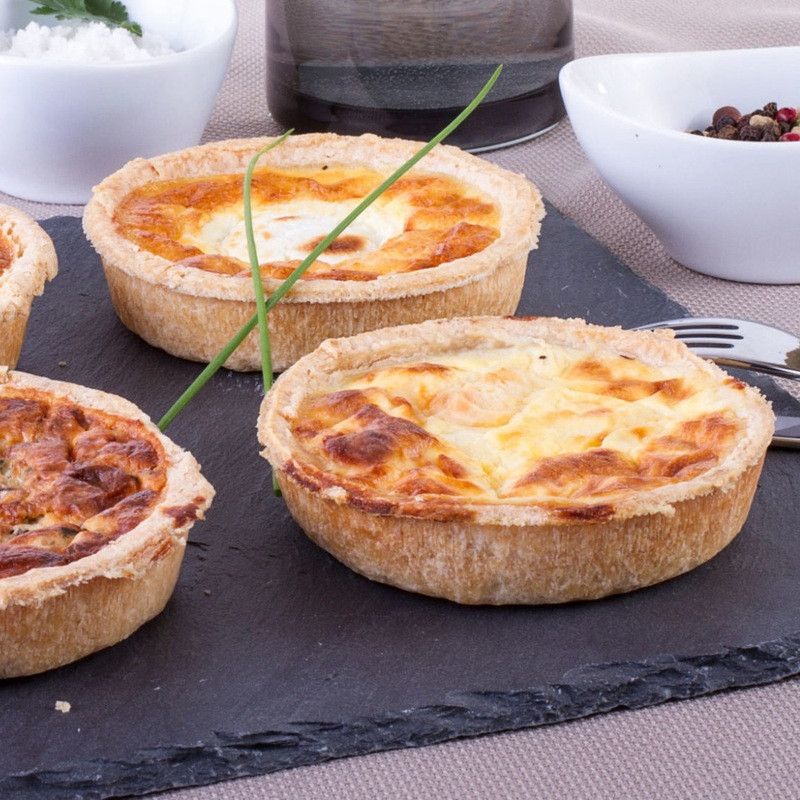 Tarte Auvergnate au jambonneau et chèvre 10x140g