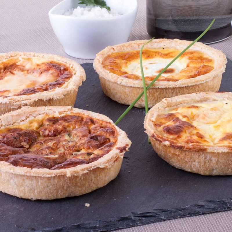 Tarte Auvergnate au jambonneau et fourme d'Ambert 10x140g
