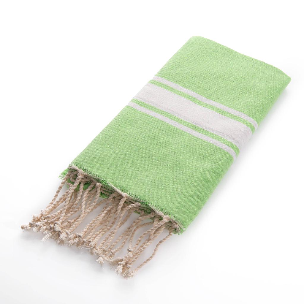 FOUTA IPANEMA - Vert prairie / blanc