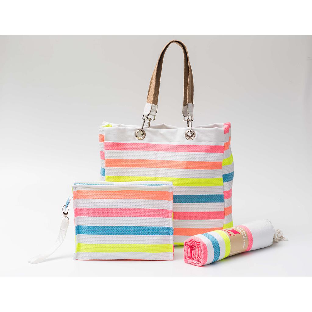 Sac de plage + pochette, Pack IBIZA