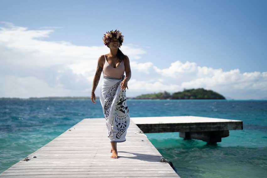 Fouta réversible Ray &amp; Shark - Noir