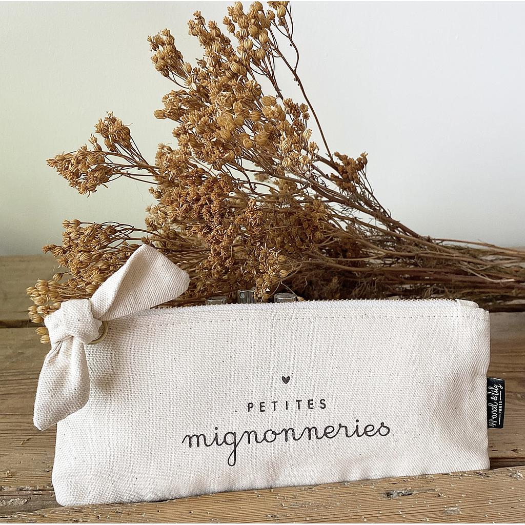 Trousse écru " Mignonneries"