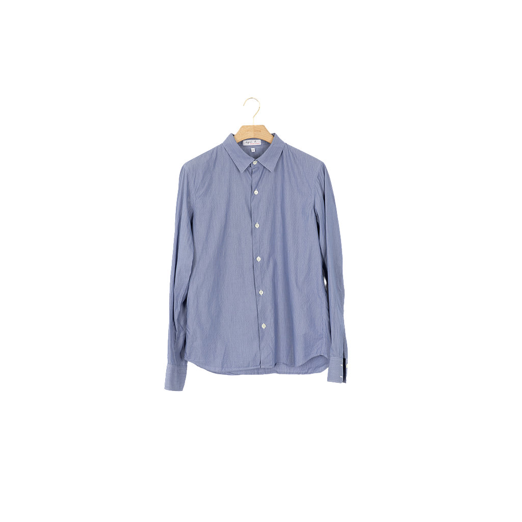 L'Exception/AGNES B./H/Chemise/Bleu/L/Coton