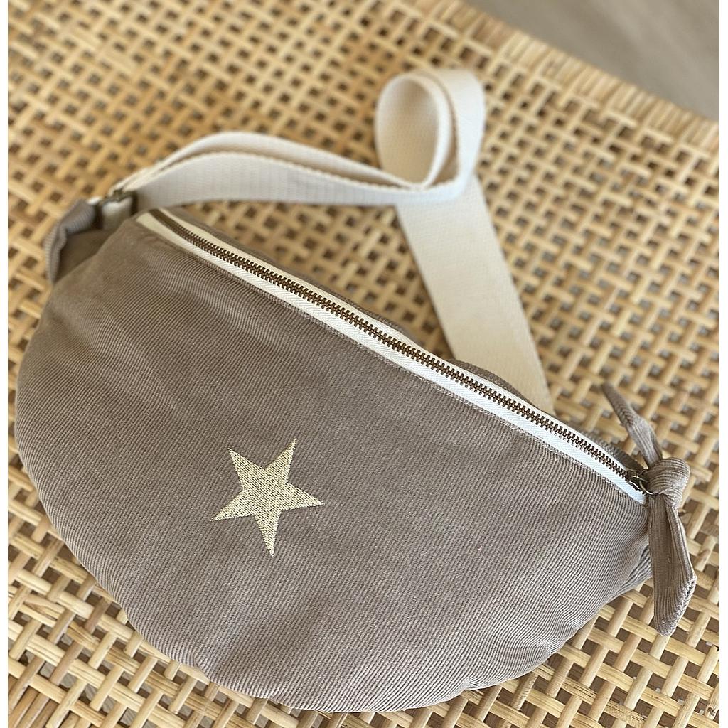 Sac Banane velours - Coconut-Etoile