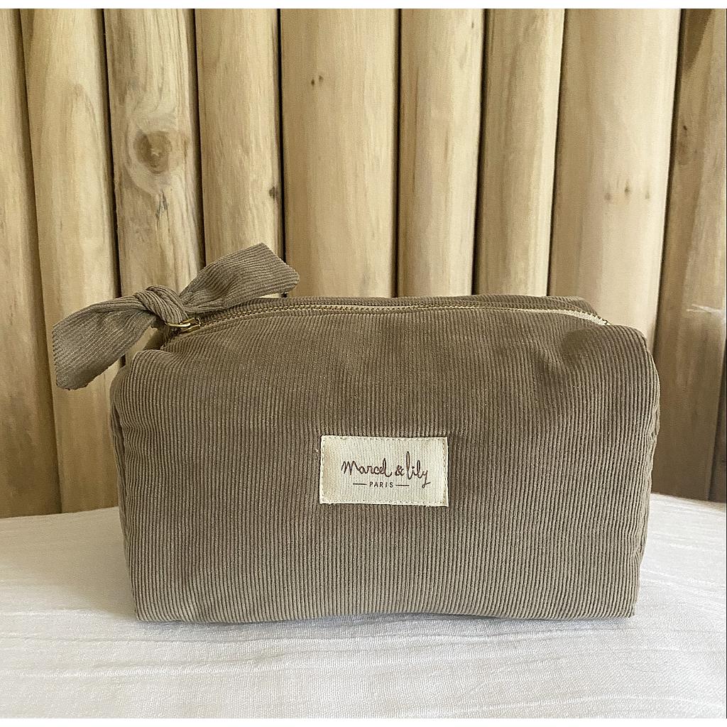 Trousse en velours - Coconut