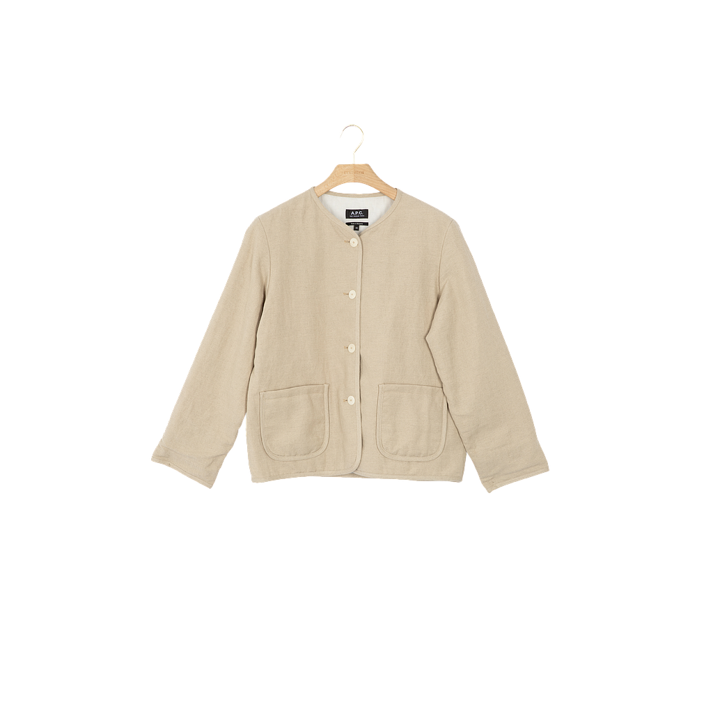 L'Exception/APC Paris/F/Manteau/Beige/M/Coton
